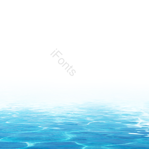 池子 波浪海浪 点水 渐变色 蓝色 纹路波纹 夏季 湿润的光芒