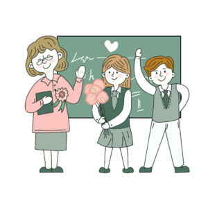 黑板 老师 学生 学习 鞋子 文具 教师节 手绘