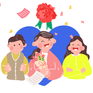 爱心 线条 老师 学生 学习 棕色 教师节 手绘