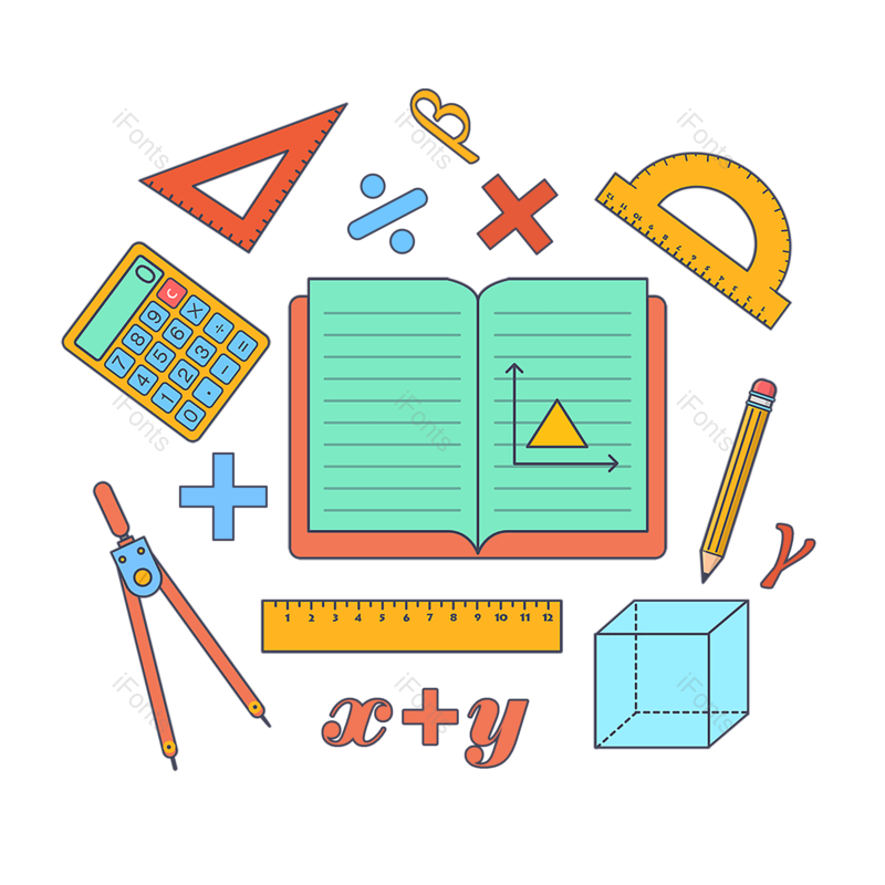 尺子图片,数学元素,PNG,免抠素材