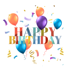 寿辰 同学会聚首 气球 和风装饰 happy生日快乐 美美哒 取色 渐变色