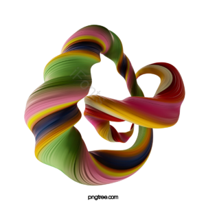 绿色 橙子 梯度 3D 立体 刷子 蓝色 抽象