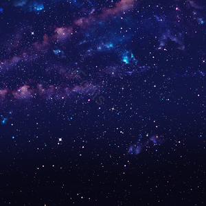 星际云 神秘 渐变色 宇宙 夜晚 天空 繁星 现实风