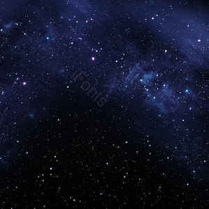 现实风 渐变色 神秘 繁星 天空 夜晚 宇宙 星际云