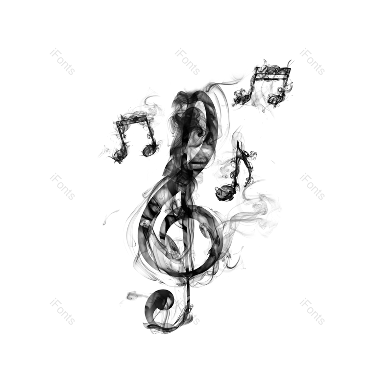 动感图片,符号元素,烟雾PNG,音乐免抠素材