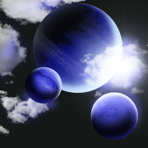 星球 太阳系 天空 多彩光效 星空星河星球 天体 隔空 银河系