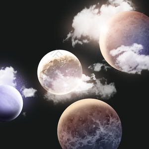 光斑光点 华丽的 隔空 星河 光点灯光光效 太阳系 天空 粒子