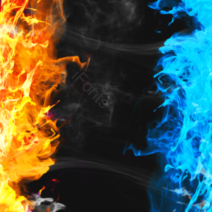 烟 渐变 光效 蓝色 火焰 燃烧 火苗 冰火交加