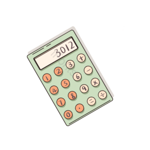 办公用品 卡通文具 学习用具 学生用品 矢量文具 计算器 计算机 学习