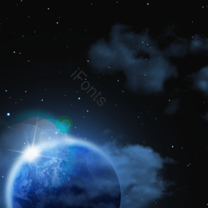 星辰 环保 星际 宇宙 光泽感 光效 家园 美丽地球