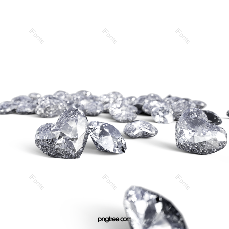 立体图片,玻璃质感元素,首饰PNG,珠宝免抠素材
