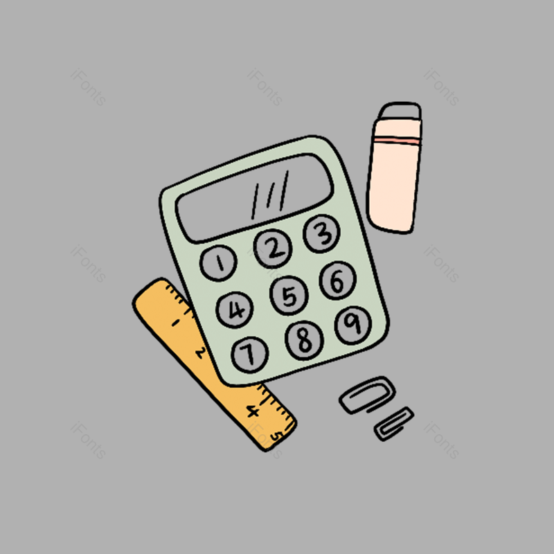 学习图片,学习用具元素,办公用品PNG,学生用品免抠素材