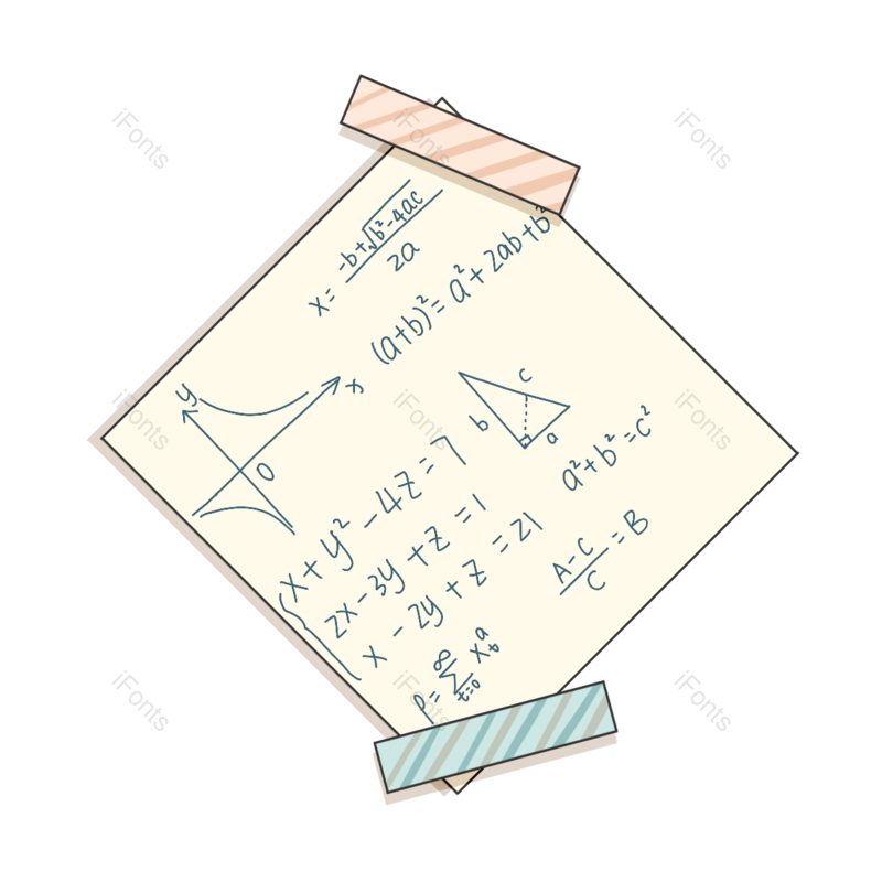 物理图片,三角元素,数学PNG,免抠素材