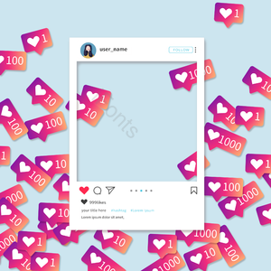 instagram 图标 照片边框 社交 文框 状可掬 笑眯眯 笑