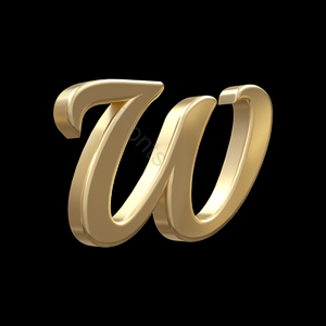 字母 英文字母 英文 金色 金属 金属字母 字母w