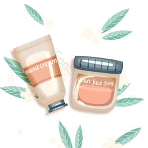化妆品 护肤品 清洁面膜 植物 清新 卡通 花朵 简约
