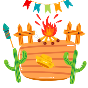 木板 festa junina 巴西 草帽帽子 动画片 手绘竽 狂欢