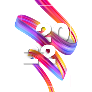 炫彩 渐变 年份 抽象 线条 矩形边框 层次感 线段