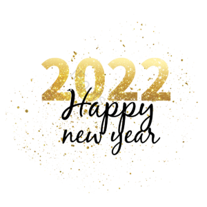 黑金 渐变 2022 新年快乐 洒金 光泽感 闪耀 黑色手绘字体