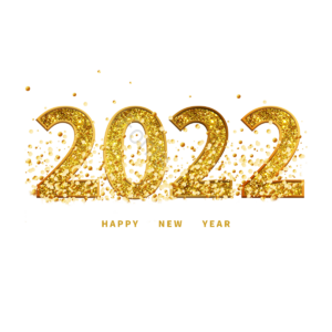 渐变 新年快乐 立体感 2022 点缀 星星 闪耀 质感