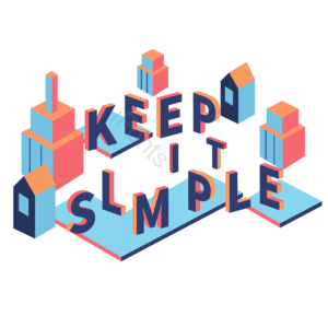 keep it simple 25d 等距 短语 卡通 手绘