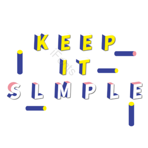 keep it simple 等距 短语 25d 卡通 手绘
