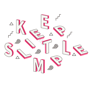 keep it simple 等距 短语 25d 卡通 手绘