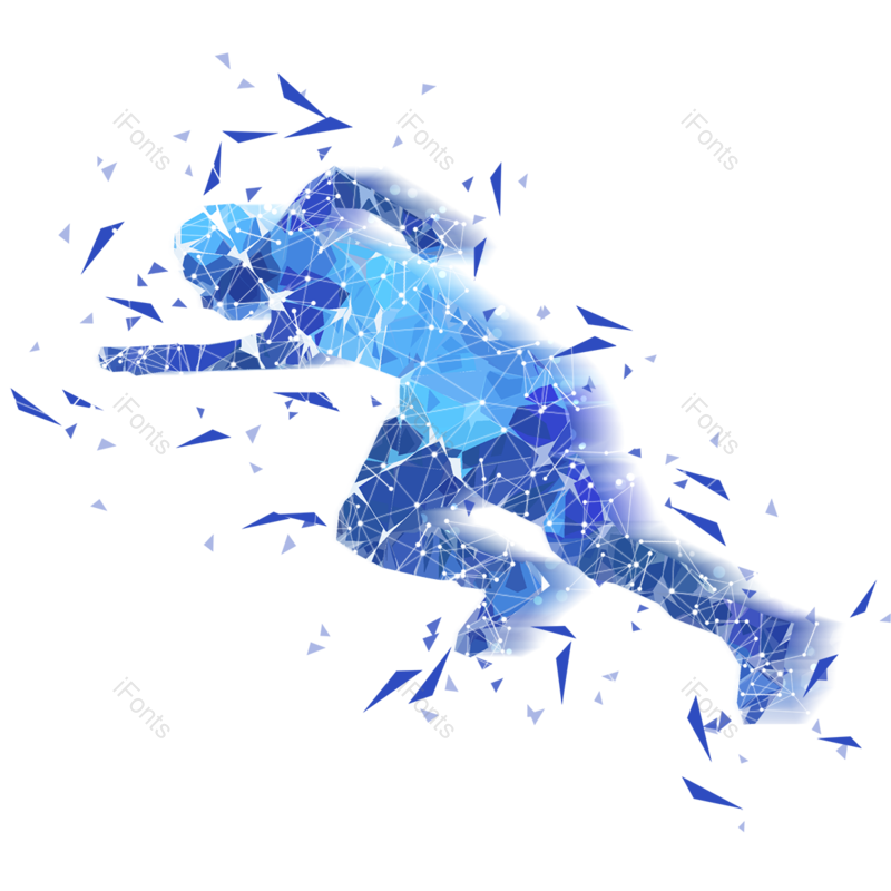 科技图片,比赛元素,蓝色PNG,抽象免抠素材