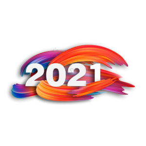 笔刷 炫彩 立体感 层次 渐变 抽象 年份 2021