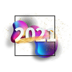 2021 流体 炫彩 点 洒金 矩形边框 渐变 笔刷