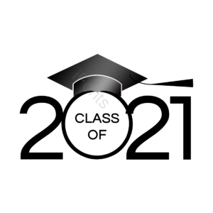 2021 毕业 艺术字 大学 学士帽 知识 学生 灯泡