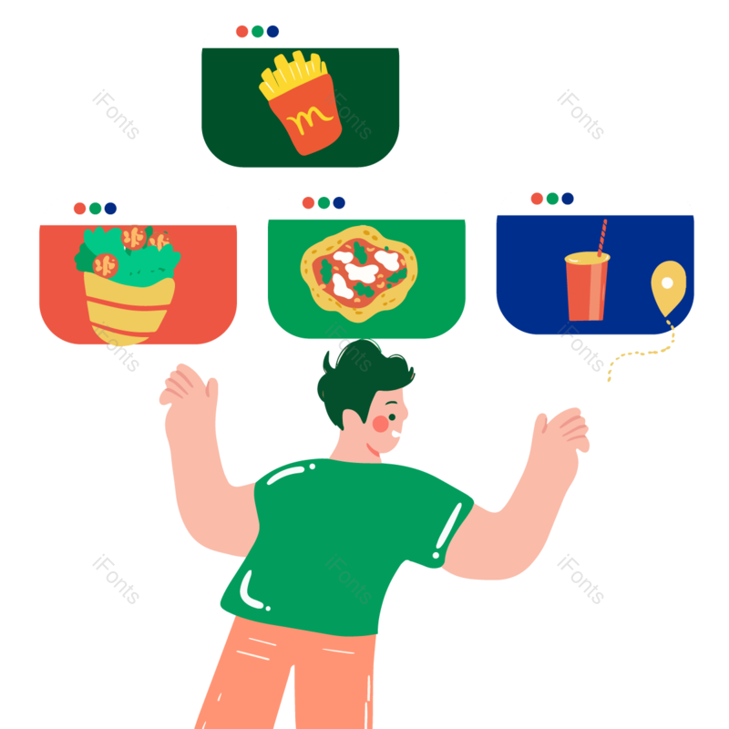 卡通图片,披萨元素,蔬菜PNG,水果免抠素材