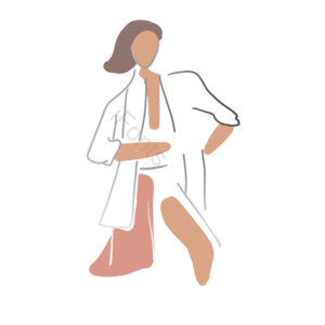 卡通 人物 手绘 长发 女士 插画 长发女人 性感