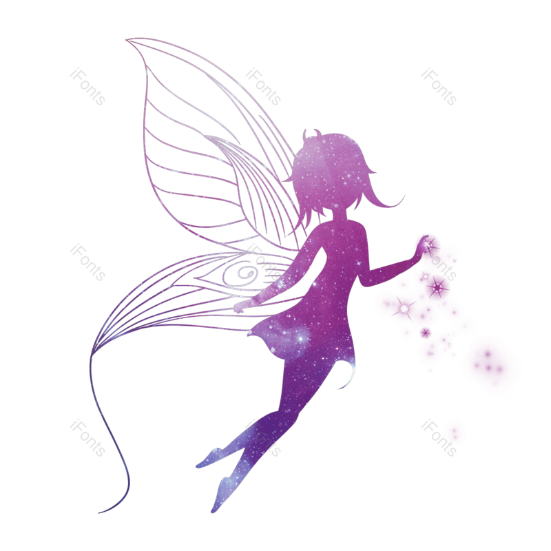 美女图片,童话元素,天使PNG,动画片免抠素材