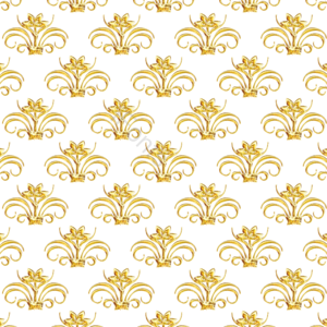 金色 格子 图案 thai pattern 巴洛克式 泰国