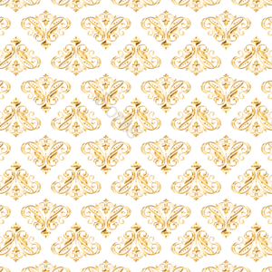 泰国 金色 thai pattern 印花 底纹 图案 巴洛克式