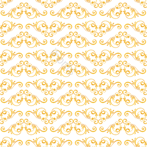 无缝 花纹 模式 巴洛克 泰国 thai pattern 金色