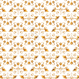 无缝 花纹 模式 巴洛克 泰国 金色 thai pattern