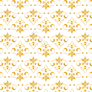 花纹 模式 thai pattern 泰国 巴洛克 图案 金色