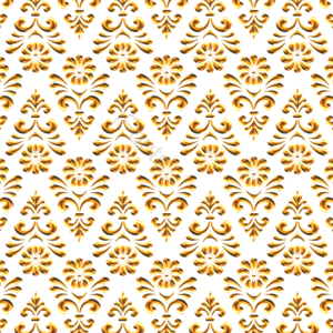 泰国 印花 模式 thai pattern 巴洛克 图案 金色