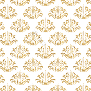 无缝 金色 巴洛克 thai pattern 泰国 图案 花纹