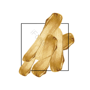 文摘 文框 光泽度 简单的 黑金字 渐变色 金色 矩形