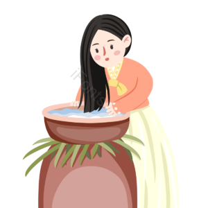 韩国 女性 端午祭 洗发 菖蒲汤 传统 文化 民俗
