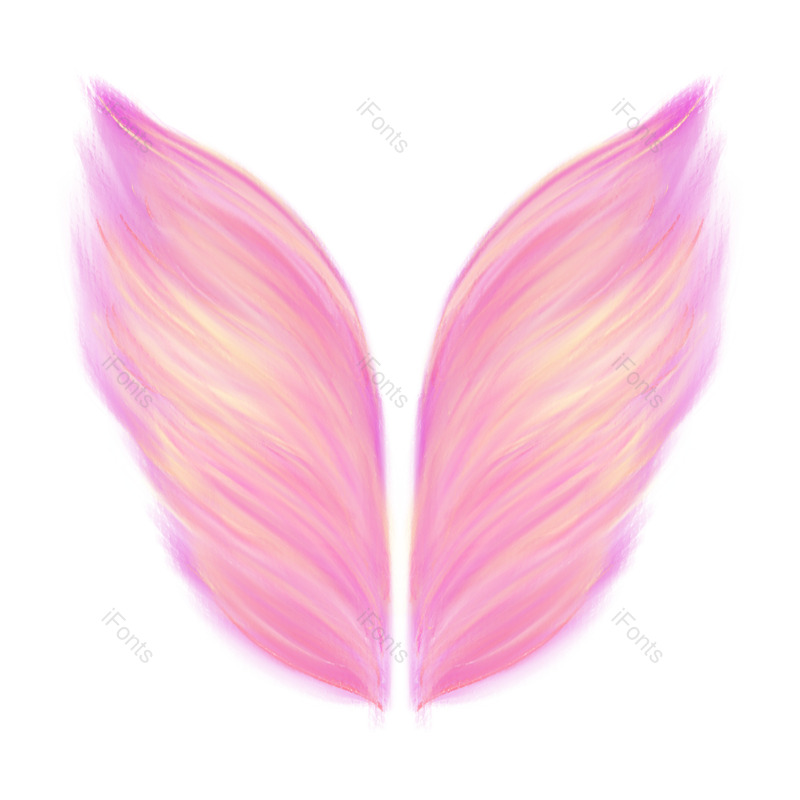 装饰图片,天使元素,梦幻PNG,彩色免抠素材