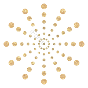 放射 圆形排列 玫瑰金 拉丝金箔 梦幻 唯美 简洁 明快