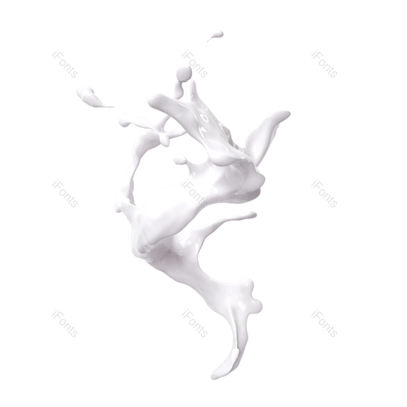 立体图片,飞溅元素,牛奶PNG,液体免抠素材
