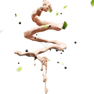 奶茶 肉色 珍珠奶茶 叶子 绿色 液体 3d 立体