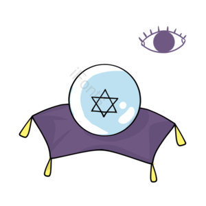 手绘 卡通 魔法器具 金属 吊坠 魔法 魔法球 水晶求