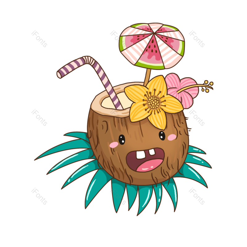 叶子图片,插画元素,绿叶PNG,水果免抠素材