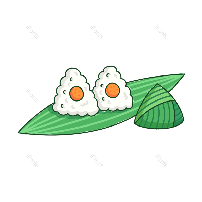 叶子图片,节日元素,快乐PNG,端午节免抠素材